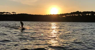 Bisca glisse Photo coucher de soleil