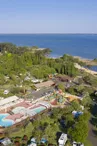 Camping vue aérienne